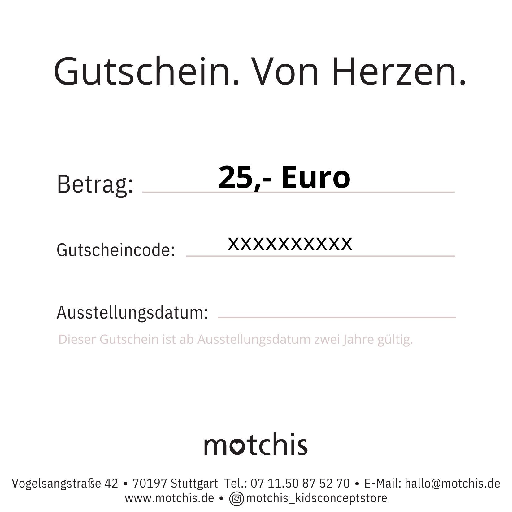 25€-Gutschein*